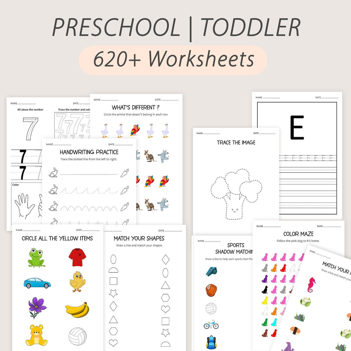Fun & Engaging Worksheets for Preschool Kids