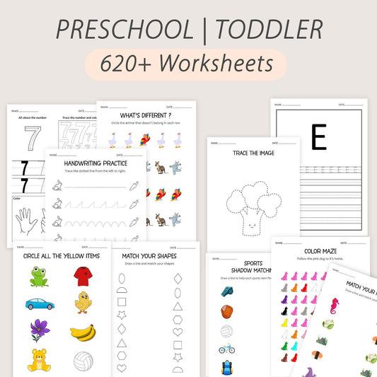 Fun & Engaging Worksheets for Preschool Kids