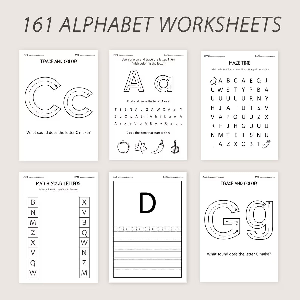 Fun & Engaging Worksheets for Preschool Kids